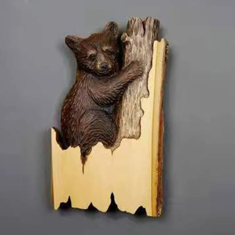 Décoration murale en Bois - Animaux sauvages