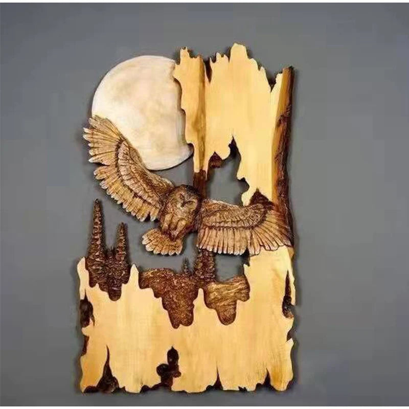 Décoration murale en Bois - Animaux sauvages