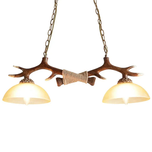 Lustre Bois de Cerf - Style Nordique