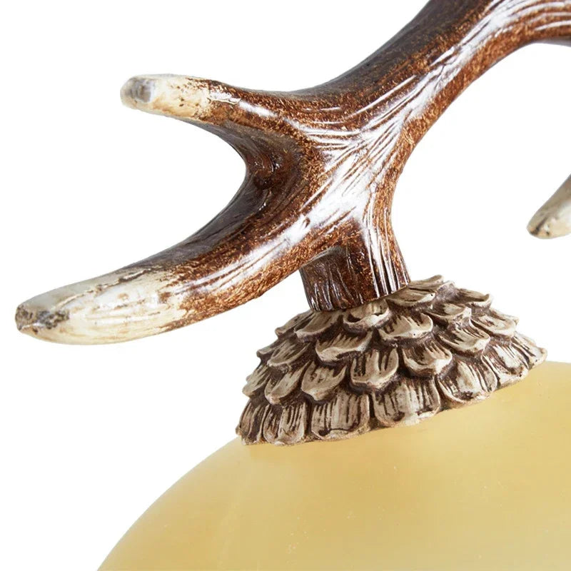 Lustre Bois de Cerf - Style Nordique