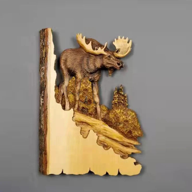 Décoration murale en Bois - Animaux sauvages