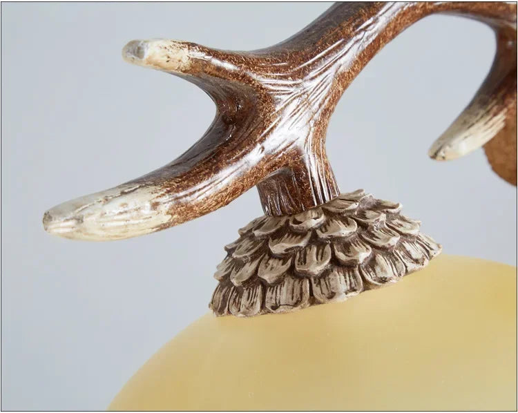 Lustre Bois de Cerf - Style Nordique