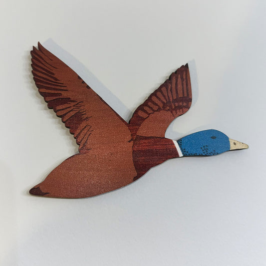 Canards colverts en bois - Décoration murale